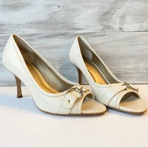 Anne Klein • peep toe pumps